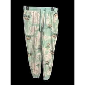Star Wars Baby Yoda‎ Pajama Lounge Pants Size Small Drawstring Joggers